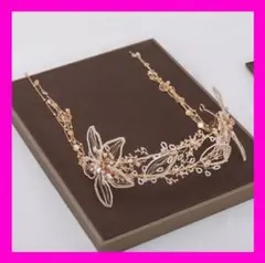 ヘアアクセサリー ヘッドドレス ウェディング サイドお花 カチューシャ 2