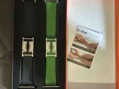 Apple Watch バンド ブラック グリーン 2本セット 新品未使用