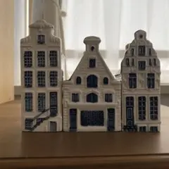 KLM オランダ航空　デルフト焼き