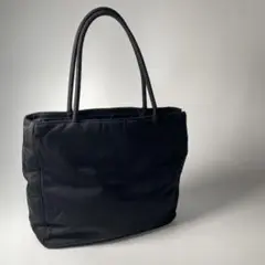 プラダ PRADA ナイロン トートバッグ 三角ロゴプレート Gカード付き