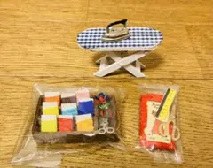 値下げ‼️ミニチュア アンティークアイロン・ソーイングセット カントリー 雑貨