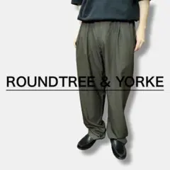 ★状態良好◎ROUNDTREE&YORKESL 2タックパンツ 1-743