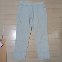 ストライプ スリムフィット チノパン