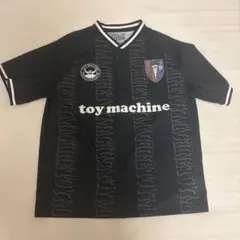 toy machine 黒 Vネックシャツ Lサイズ