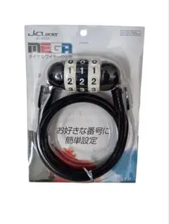 送料無料　J&C ダイヤルワイヤーロック ブラック JC-035W