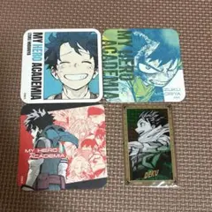 ヒロアカ 原画展 緑谷出久 アートコースター 箔押しクリアカード