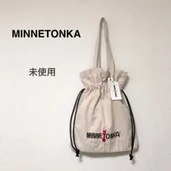 ミネトンカ MINNETONKA★刺繍 トートバッグ 巾着 未使用