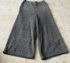 グレー キュロット パンツ