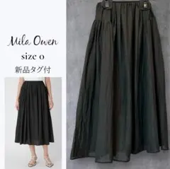 【新品タグ付】Mila Owen　シアーボリュームスカート モード シック　S