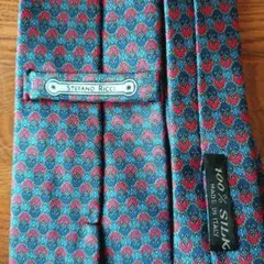 【美品】ステファノリッチ　ネクタイ　ブルー×パープル　銀座和光