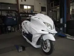 マジェスティc 機械式エアサス前後 前編】マジェスティC(SG03J)ビックフット太足ロンホイapr