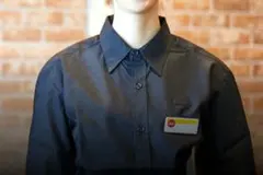 ガスト アルバイト 制服 飲食店ユニフォーム M 上下+エプロンセット 匿名発送