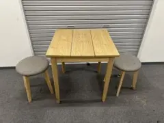 イケア　カフェテーブル　ミニ椅子2脚セット　※家財便、たのめる便不可