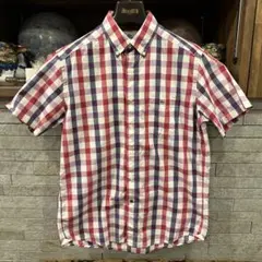 LACOSTE チェック柄 半袖シャツ サイズ3