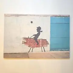 バンクシー アートキャンバス 60cm ✖️ 40cm