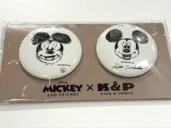 キンプリ ポップアップ ディズニー 缶バッジ