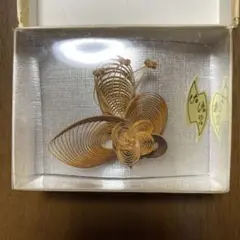 竹製 蝶の立体オブジェ