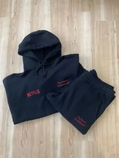 【最終価格】ennoy エンノイ　Netflix パーカー　セットアップ　XL