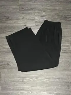 90s USA製　ブラック ワイドスラックス
