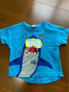 【未着用】サメさんTシャツとおさかなさんズボンとおにぎりTシャツ￼セット