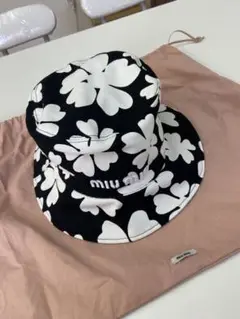 ミュウミュウ MIU MIU ハット 帽子 花柄 新品