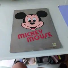 ミッキーマウス グレー デザイン　下敷き