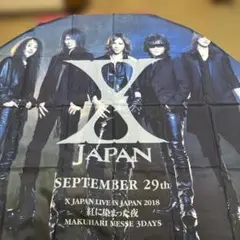 XJAPAN 2015 横浜アリーナ ビッグフラッグ 非売品 希少 XJAPAN 2015 横浜アリーナ ビッグフラッグ 非売品 希少