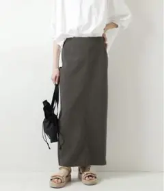 スピックアンドスパン 針抜きダンボールタイトスカート