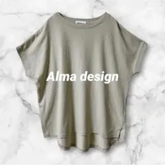 Ld337＊美品⭐️アルマデザイン 半袖 Tシャツ ドルマンスリーブ M 綿