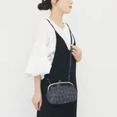 美品 AYANOKOJI アヤノコウジ がま口 にゃんこ ショルダーバッグ