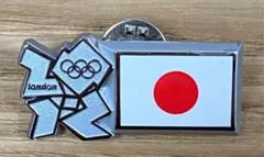 ロンドンオリンピック ピンバッジ 日の丸