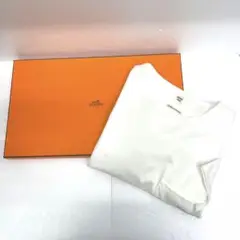 【HERMES / エルメス】Tシャツ 36 コットン 半袖 白 レディース