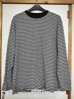 無印良品 ボーダー カットソー