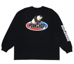 PORKCHOP ブラック ロングスリーブ Tシャツ Lサイズ