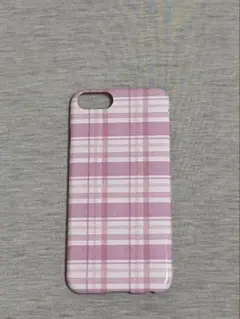 期間限定価格！ピンク チェック柄 iPhoneSE3 iPhone8 SE2