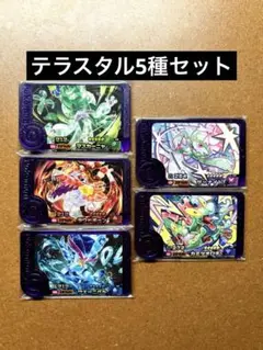 ポケモンフレンダ　未使用　テラスタル5種セット　スーパートレジャー②