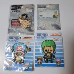 ONEPIECE ネームラベル　ワッペン4点セット