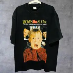 ホームアロン メンズ Tシャツ 半袖 レトロ リプリント 新品 ブラック