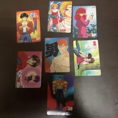 幽遊白書　カードダス　幽遊ギャラリー　7枚セット