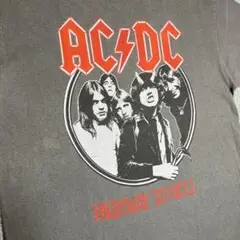 AC/DC "HIGHWAY TO HEL" Tee バンT グレー Lサイズ