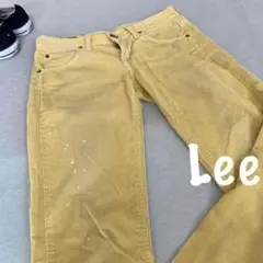 D 1652【美品】Lee コーデュロイパンツ　レディースXSサイズ