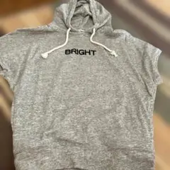 AFRICATARO. グレー パーカー BRIGHT フリーサイズ
