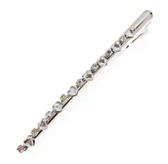クチバシクリップ ハート スリムタイプ 12cm 6H0607 クリスタル