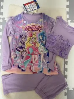 【新品】キミとアイドルプリキュア パジャマ3点セット 130