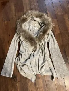 00s archive goa long sleeve fur hoodie
