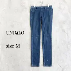 UNIQLO ダークブルー ウルトラストレッチスキニーパンツ M