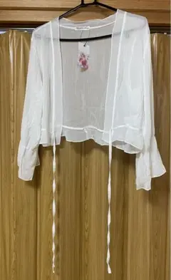 値下げ✨サマーボレロ　シャーリング袖