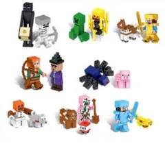 マインクラフト マイクラ1 LEGOレゴ互換 ミニフィグ