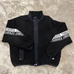 adidas ボアジャケット L 黒