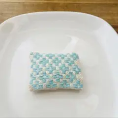 こぎん刺しピンクッション